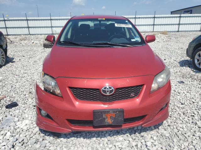 1NXBU40E89Z065955 - 2009 TOYOTA COROLLA BASE أحمر صورة 5