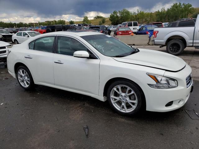 1N4AA5AP8DC815356 - 2013 NISSAN MAXIMA S WHITE photo 4