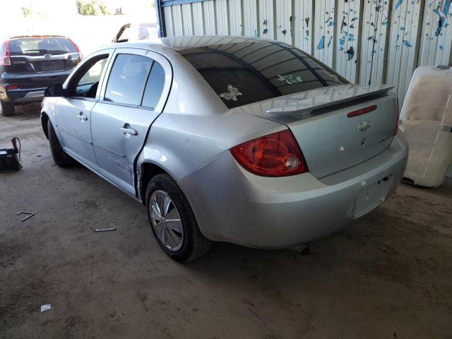 1G1AT58H197176586 - 2009 CHEVROLET COBALT LT SILVER photo 2