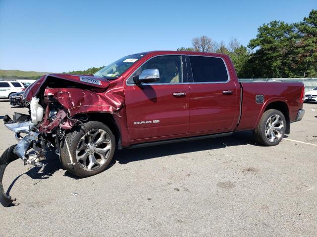 1C6SRFST5KN627010 - 2019 RAM 1500 LONGHORN BURGUNDY photo 1