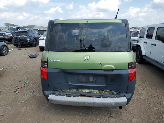 5J6YH18328L011165 - 2008 HONDA ELEMENT LX Կանաչ լուսանկար 6