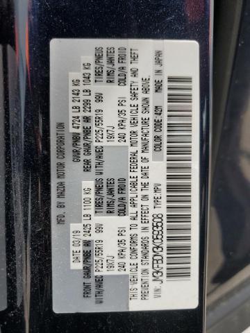 JM3KFBDM3K0593508 - 2019 MAZDA CX-5 GRAND TOURING BLUE photo 14