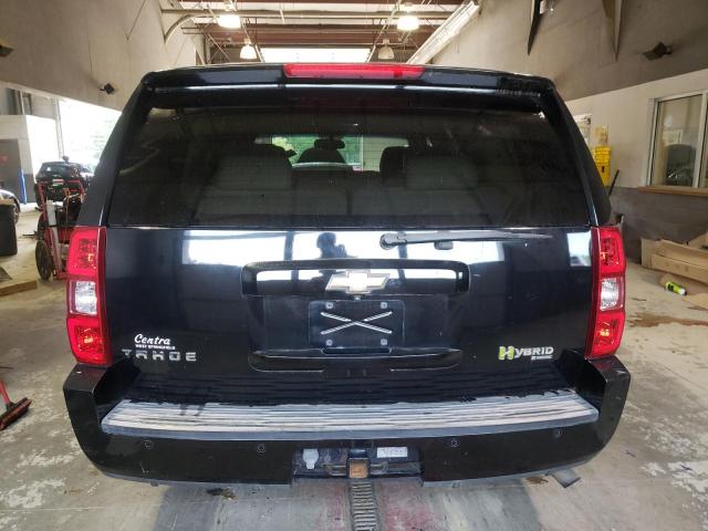 1GNFK13529R106788 - 2009 CHEVROLET TAHOE HYBRID BLACK photo 6