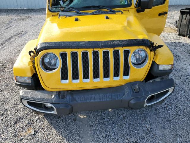 1C4HJXEN4KW624350 - 2019 JEEP WRANGLER U SAHARA Gelb Foto 12