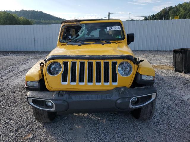 1C4HJXEN4KW624350 - 2019 JEEP WRANGLER U SAHARA Gelb Foto 5