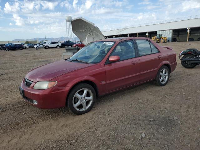 JM1BJ225610475552 - 2001 MAZDA PROTEGE LX RED photo 1