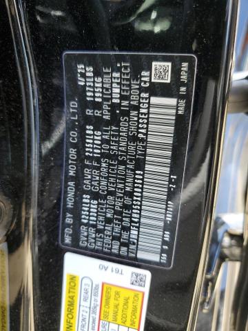 JHMFL4H95SX003609 - 2025 HONDA CIVIC SPORT TOURING BLACK photo 12