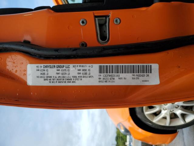 1C3CDFBA9DD311018 - 2013 DODGE DART SXT ORANGE photo 13