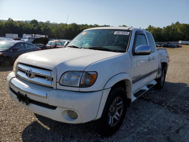 5TBRT34114S447855 - 2004 TOYOTA TUNDRA ACCESS CAB SR5 WHITE photo 1