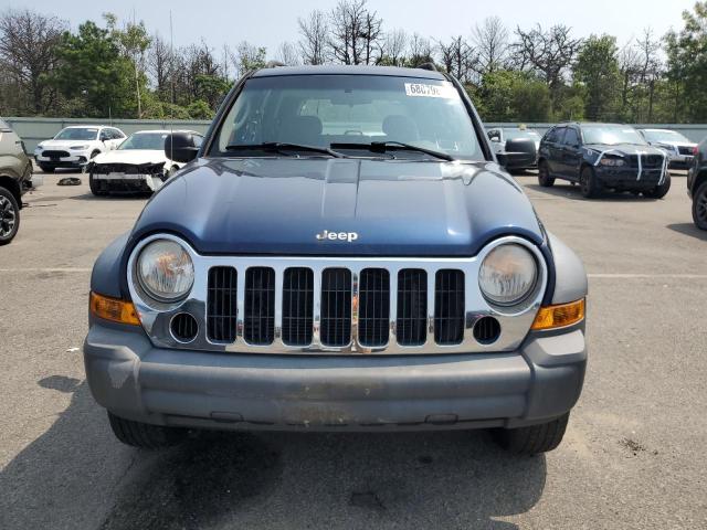 1J4GL48K15W721199 - 2005 JEEP LIBERTY SPORT Mavi foto 5