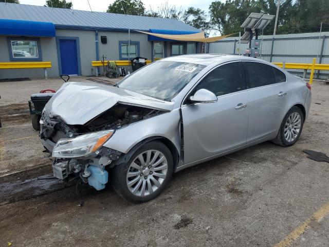 2G4GS5EK2C9123563 - 2012 BUICK REGAL PREMIUM SILVER photo 1