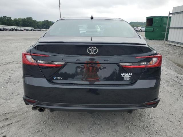 4T1DAACK5SU067637 - 2025 TOYOTA CAMRY XSE BLACK photo 6