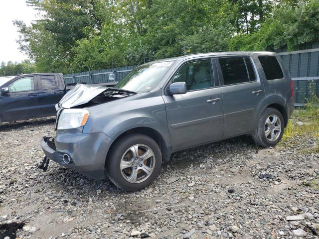 5FNYF4H57DB028541 - 2013 HONDA PILOT EXL GRAY photo 1