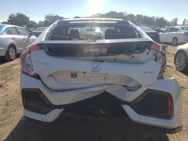 SHHFK7G45JU200976 - 2018 HONDA CIVIC SPORT WHITE photo 6