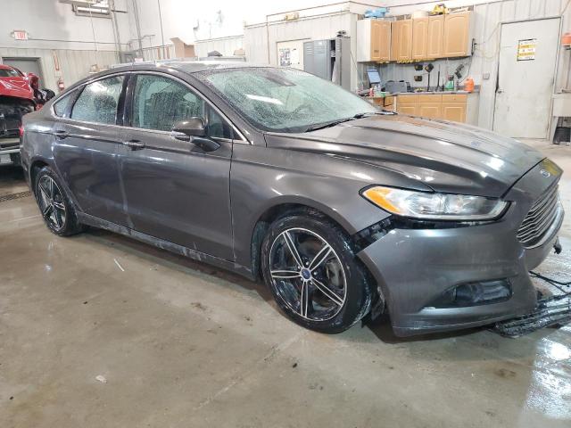 3FA6P0H94FR127731 - 2015 FORD FUSION SE GRAY photo 4