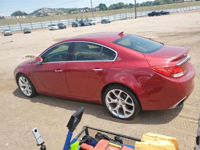 2G4GV5GV5C9207570 - 2012 BUICK REGAL GS MAROON photo 2