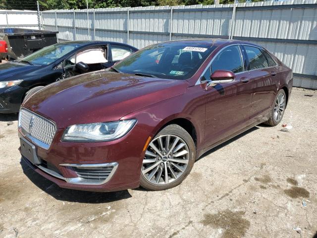 3LN6L5KU5JR625683 - 2018 LINCOLN MKZ HYBRID PREMIERE BURGUNDY photo 1