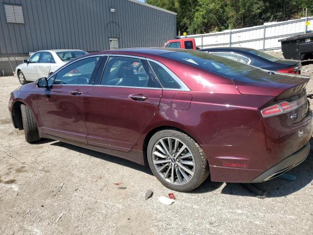 3LN6L5KU5JR625683 - 2018 LINCOLN MKZ HYBRID PREMIERE BURGUNDY photo 2