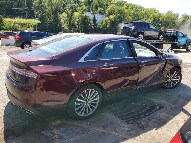 3LN6L5KU5JR625683 - 2018 LINCOLN MKZ HYBRID PREMIERE BURGUNDY photo 3