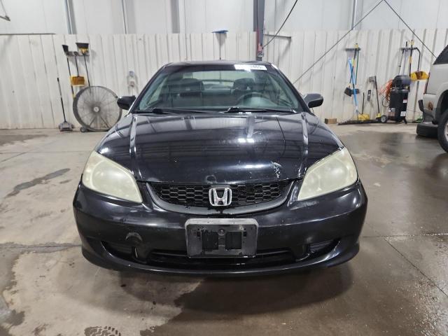 1HGEM210X4L049216 - 2004 HONDA CIVIC EX BLACK photo 5