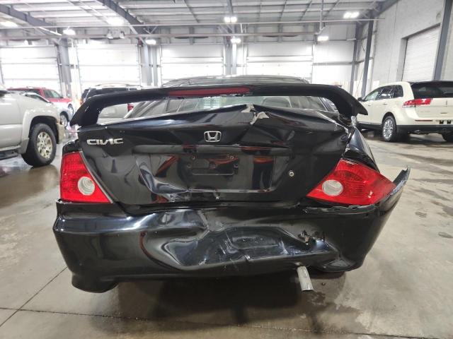 1HGEM210X4L049216 - 2004 HONDA CIVIC EX BLACK photo 6