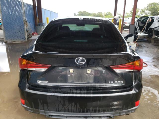 JTHBA1D25J5072435 - 2018 LEXUS IS 300 BLACK photo 6