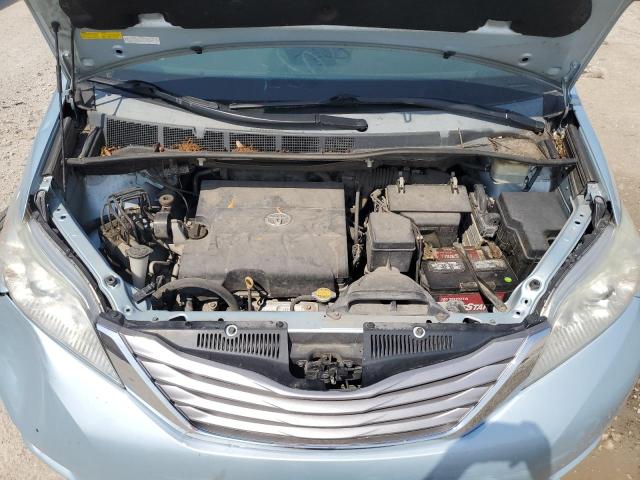 5TDDK3DC0GS133074 - 2016 TOYOTA SIENNA XLE ლურჯი ფოტო 12