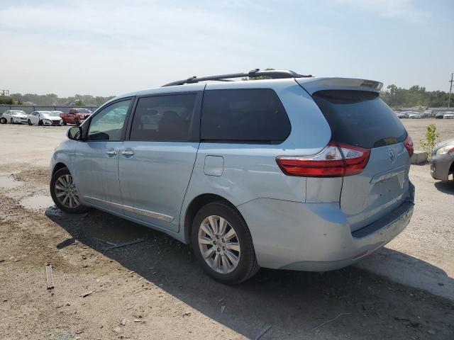 5TDDK3DC0GS133074 - 2016 TOYOTA SIENNA XLE ლურჯი ფოტო 2