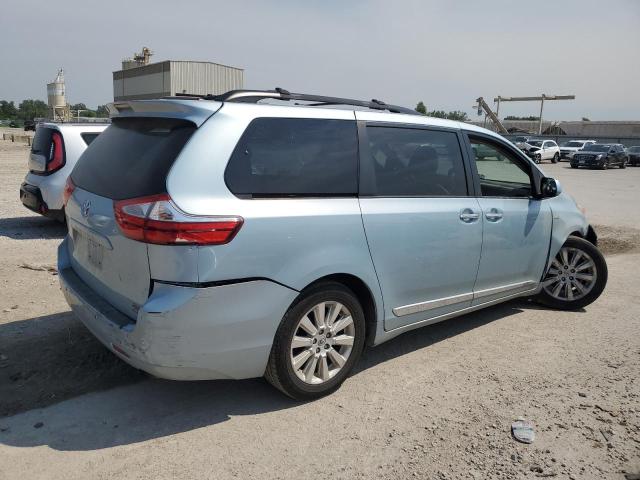 5TDDK3DC0GS133074 - 2016 TOYOTA SIENNA XLE ლურჯი ფოტო 3