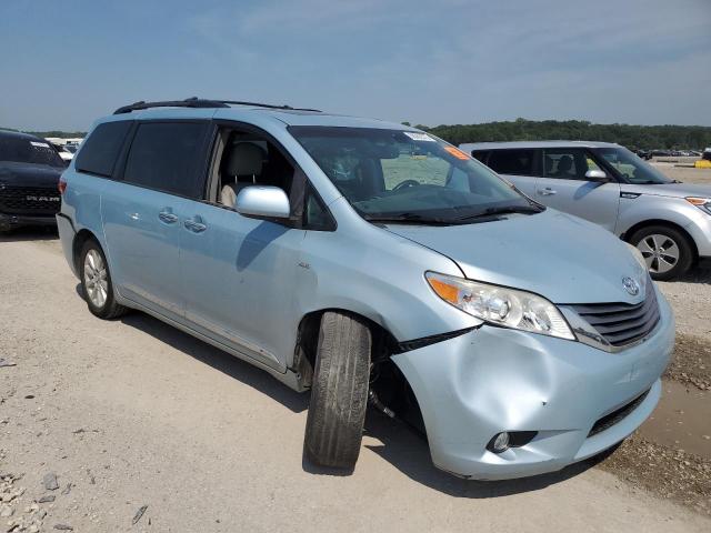 5TDDK3DC0GS133074 - 2016 TOYOTA SIENNA XLE ლურჯი ფოტო 4