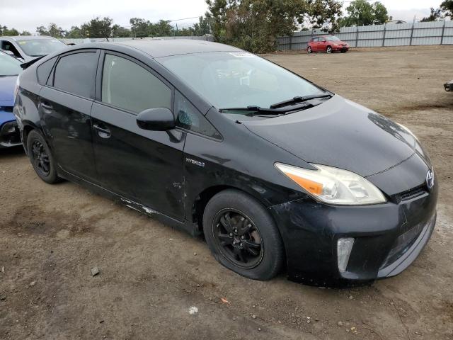 JTDKN3DU2D5551225 - 2013 TOYOTA PRIUS BLACK photo 4