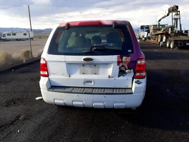 1FMCU0C76CKA65983 - 2012 FORD ESCAPE XLS WHITE photo 6