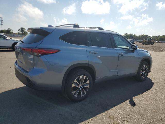 5TDGZRBH8NS205906 - 2022 TOYOTA HIGHLANDER XLE 青绿色 照片 3