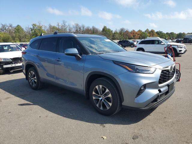 5TDGZRBH8NS205906 - 2022 TOYOTA HIGHLANDER XLE 青绿色 照片 4