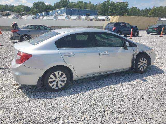 2HGFB2F50CH519991 - 2012 HONDA CIVIC LX SILVER photo 3