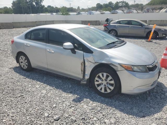 2HGFB2F50CH519991 - 2012 HONDA CIVIC LX SILVER photo 4