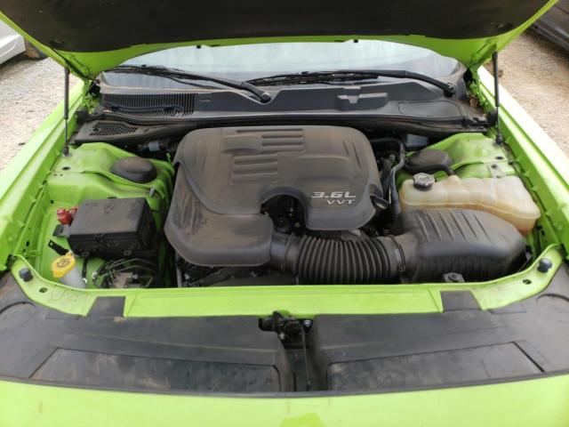 2C3CDZAG1KH731539 - 2019 DODGE CHALLENGER SXT GREEN photo 11