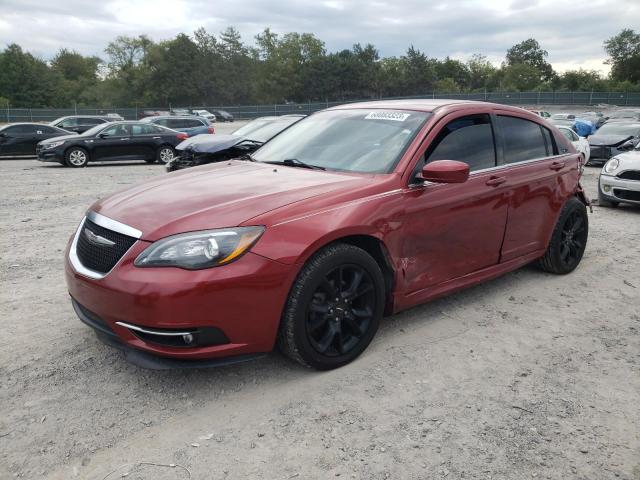 1C3CCBCG0EN172827 - 2014 CHRYSLER 200 LIMITED BURGUNDY photo 1