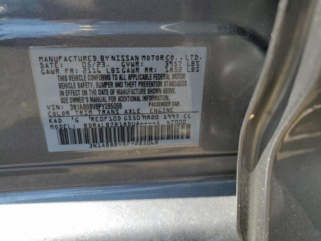 3N1AB8BV8PY285068 - 2023 NISSAN SENTRA S SILVER photo 11