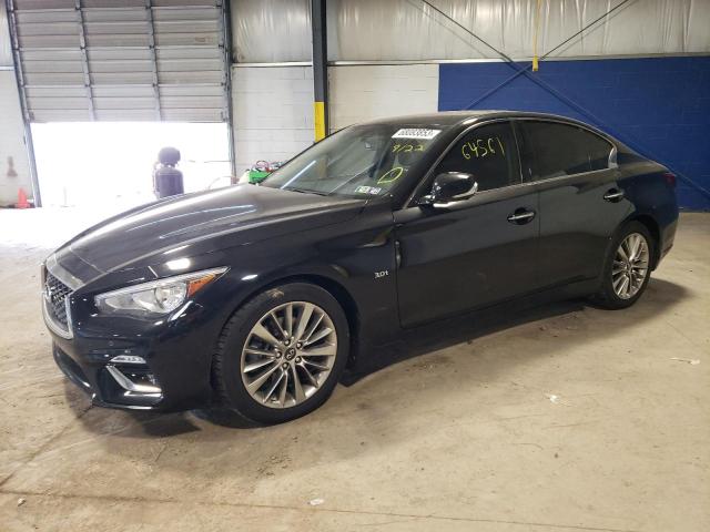 JN1EV7AR0JM432310 - 2018 INFINITI Q50 LUXE BLACK photo 1