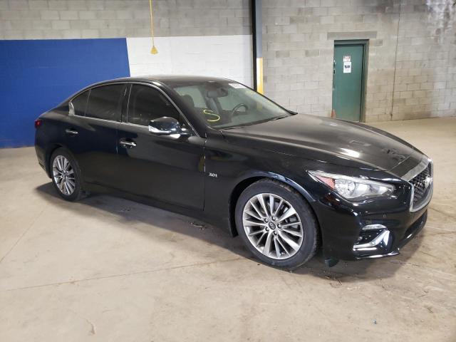 JN1EV7AR0JM432310 - 2018 INFINITI Q50 LUXE BLACK photo 4