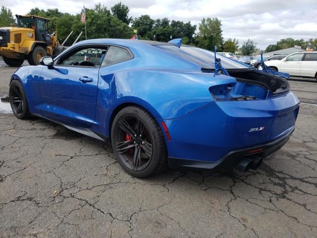1G1FJ1R63J0131275 - 2018 CHEVROLET CAMARO ZL1 BLUE photo 2
