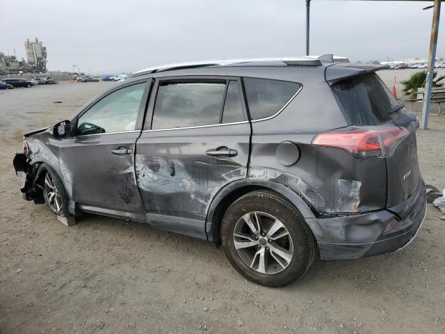 2T3WFREV3GW291701 - 2016 TOYOTA RAV4 XLE GRAY photo 2