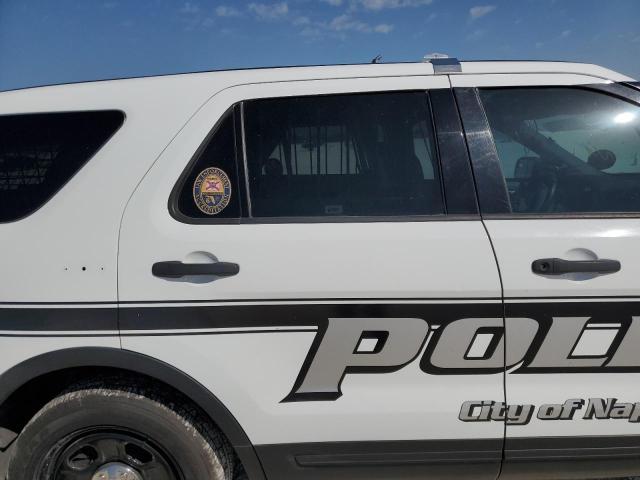 1FM5K8AR1KGB23419 - 2019 FORD EXPLORER POLICE INTERCEPTOR WHITE photo 10