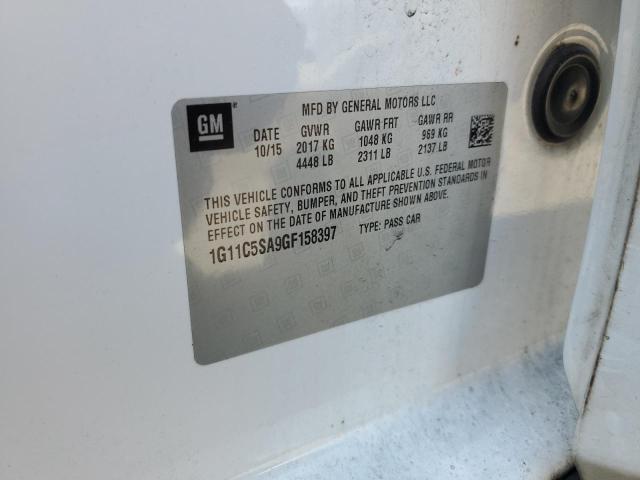 1G11C5SA9GF158397 - 2016 CHEVROLET MALIBU LIM LT 白色 照片 12