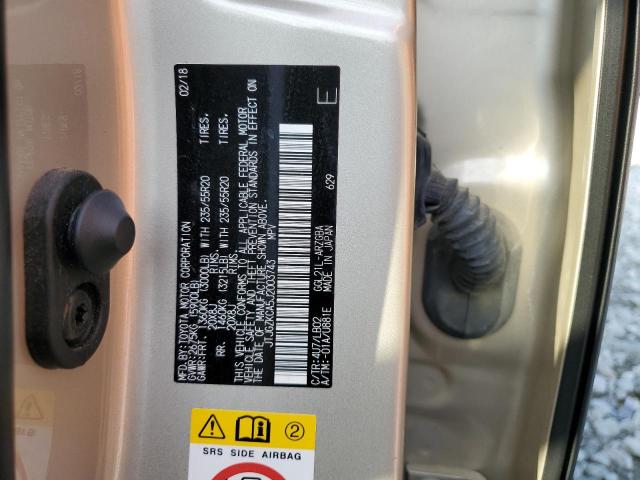 JTJGZKCA5J2003743 - 2018 LEXUS RX 350 L CREAM photo 13