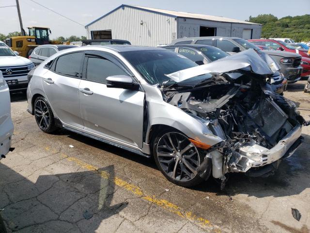 SHHFK7H93MU206614 - 2021 HONDA CIVIC SPORT TOURING SILVER photo 4