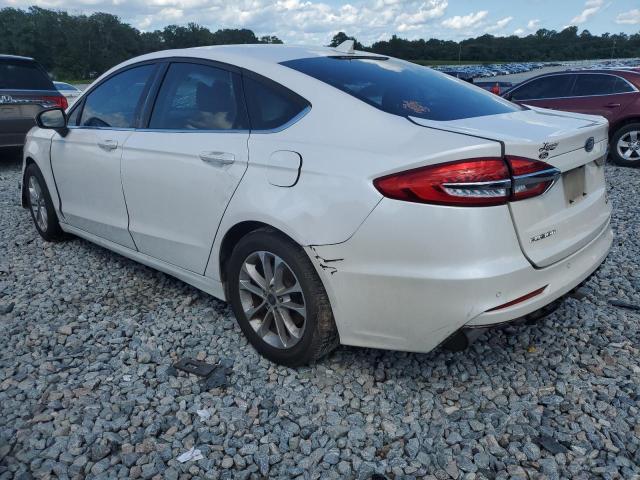 3FA6P0HD9LR160143 - 2020 FORD FUSION SE WHITE photo 2