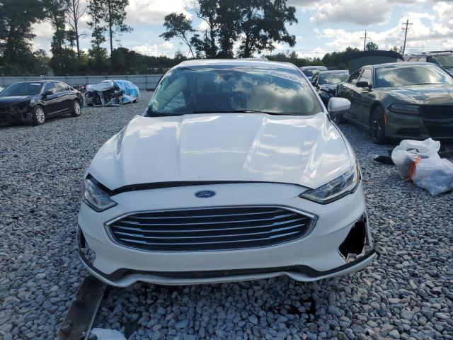 3FA6P0HD9LR160143 - 2020 FORD FUSION SE WHITE photo 5