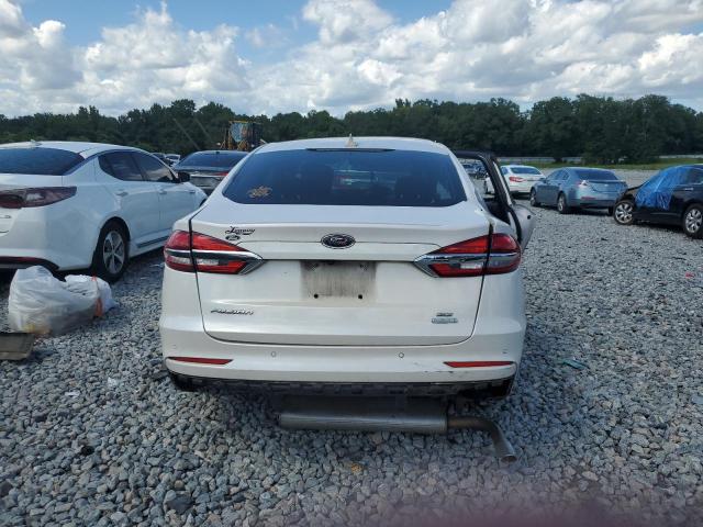 3FA6P0HD9LR160143 - 2020 FORD FUSION SE WHITE photo 6